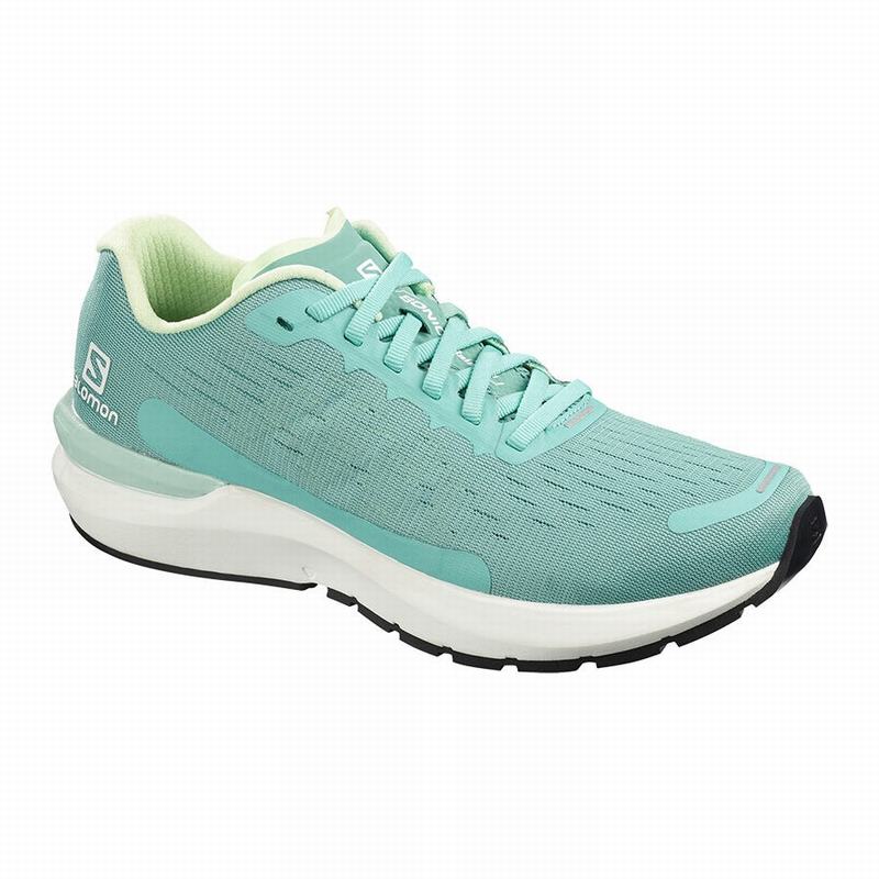 SALOMON SONIC 3 BALANCE W Philippines - Women's Running Shoes - Turquoise/White | 063497-VOL